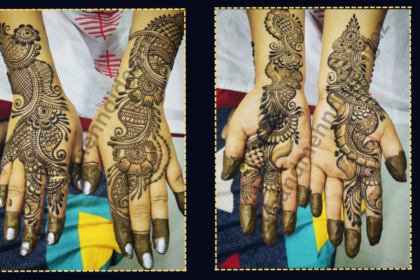 Stylish Back Hand Mehndi Design